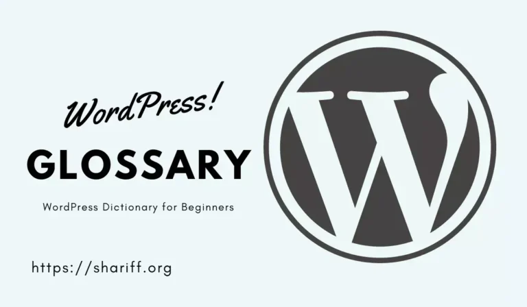 WordPress Glossary