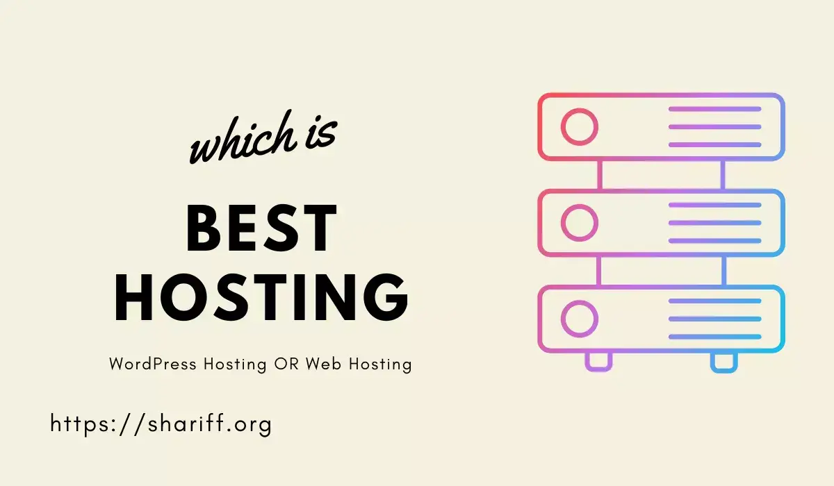 WordPress Hosting or Web Hosting